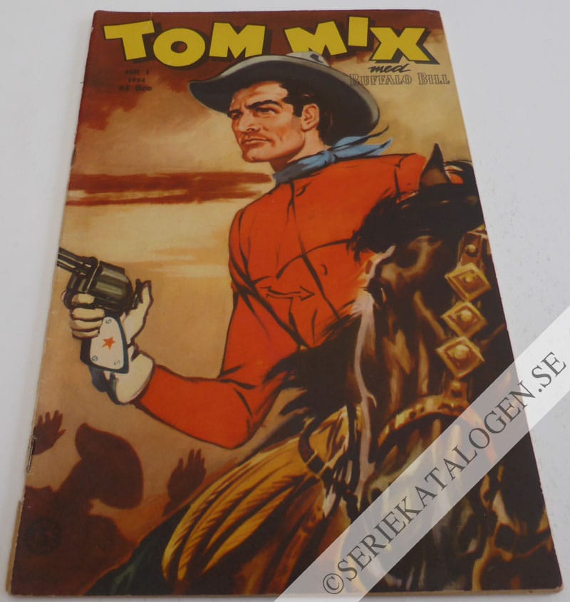 Framsida på Tom Mix #1 (1954)