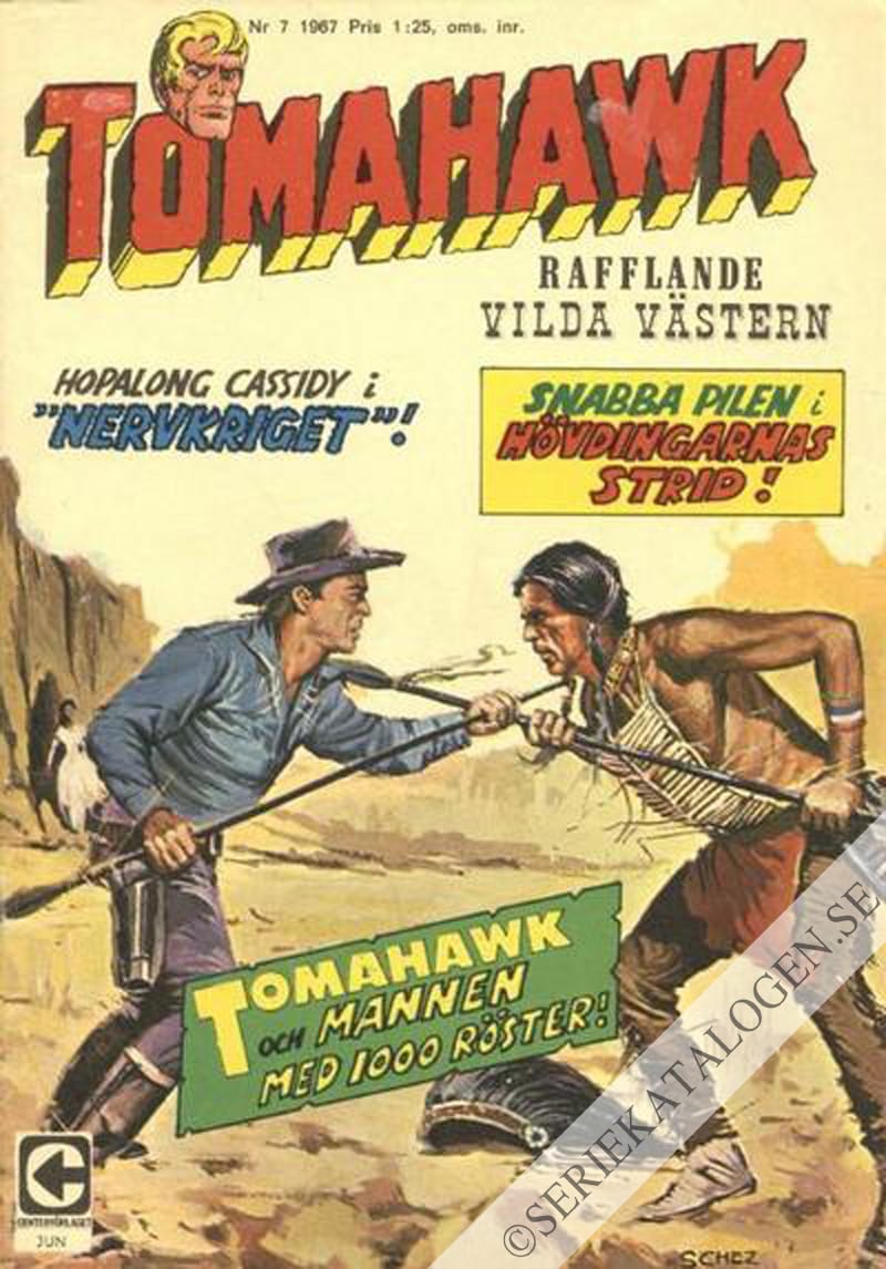 Framsida på Tomahawk #7 (1967)