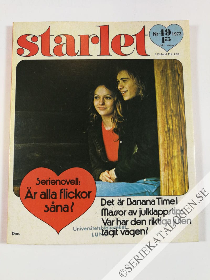 Framsida på Starlet #49 (1973)