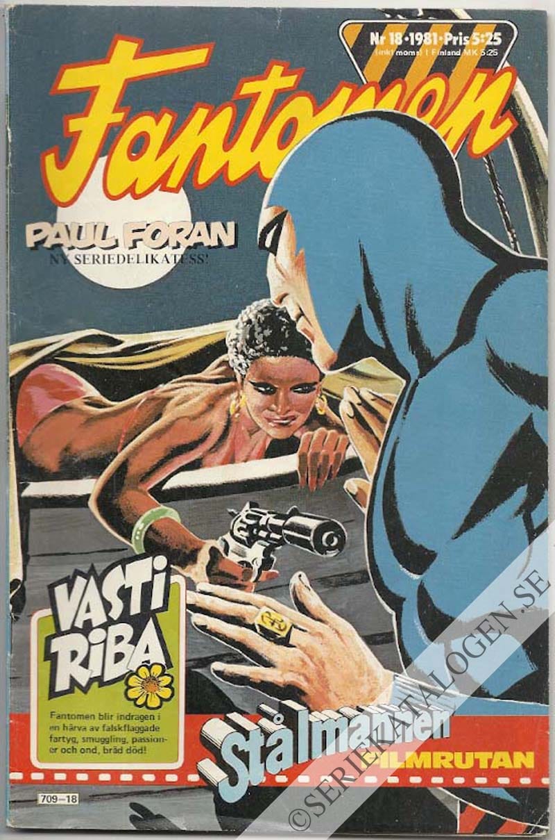 Framsida på Fantomen #18 (1981)