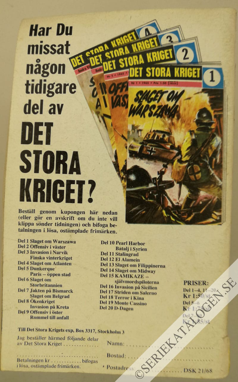 Baksida på Pattons segertåg (1967)