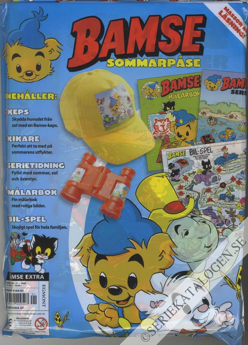 Framsida på Bamse-extra Bamse sommarpåse (2022)