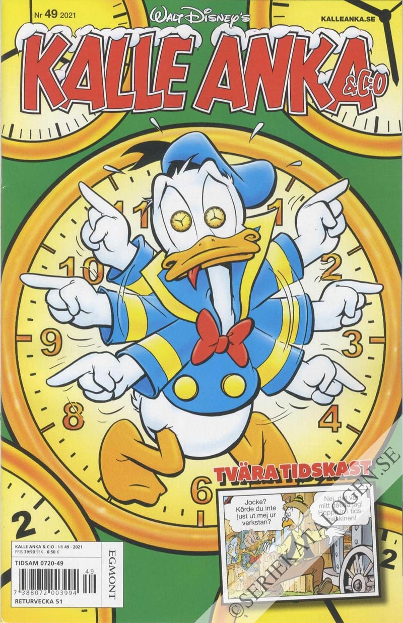 Framsida på Kalle Anka & C:o #49 (2021)