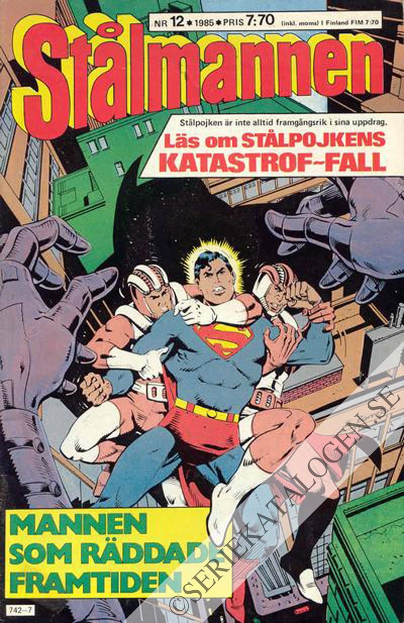 Framsida på Stålmannen #12 (1985)