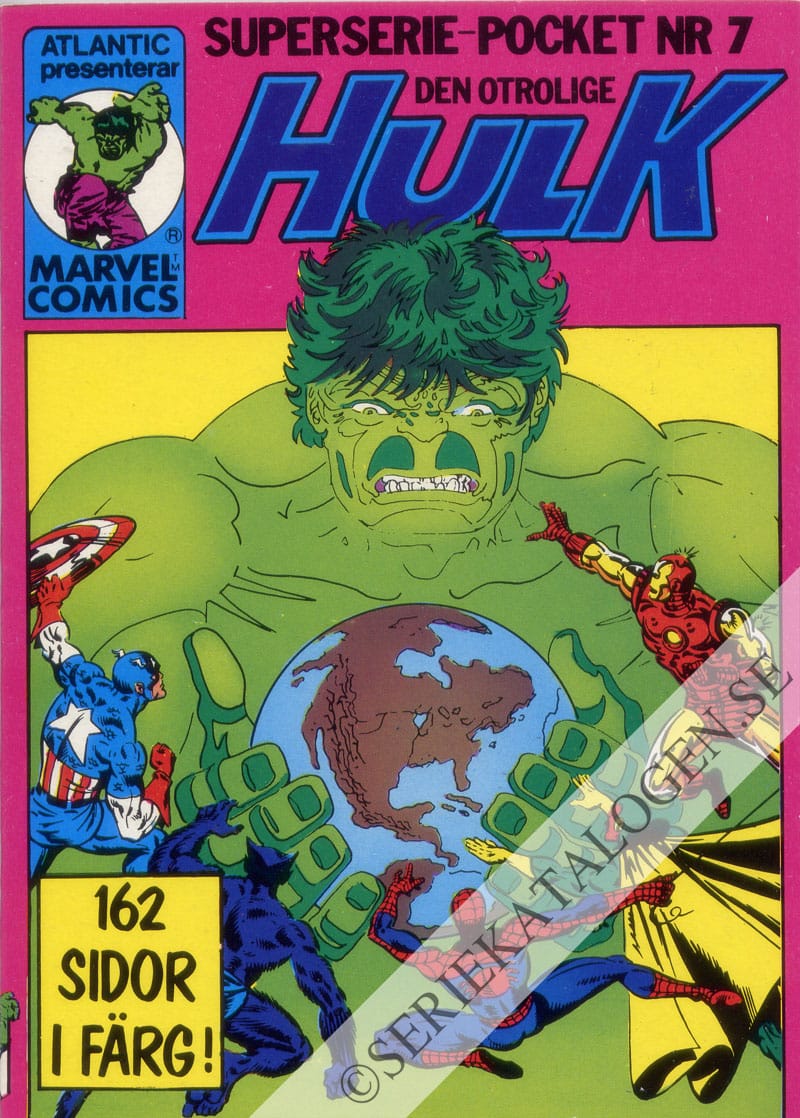 Framsida på Den otrolige Hulk #7 (1983)