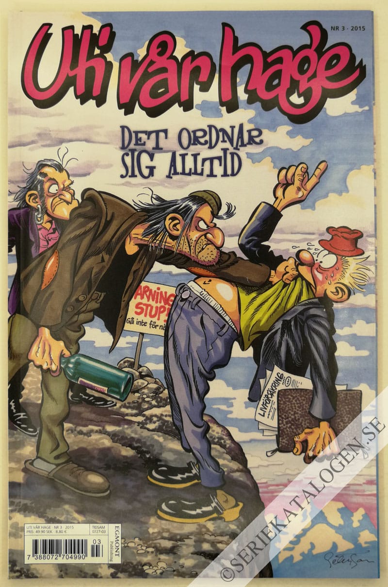 Framsida på Uti vår hage #3 - Det ordnar sig alltid (2015)