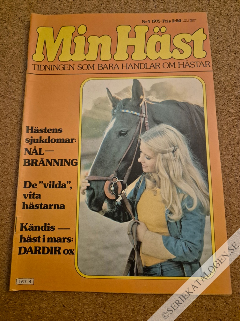 Framsida på Min häst #4 (1975)