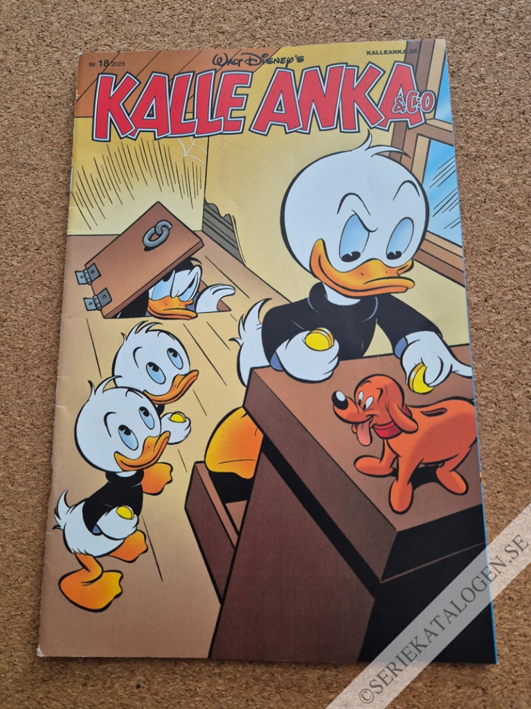 Framsida på Kalle Anka & C:o #18 (2025)