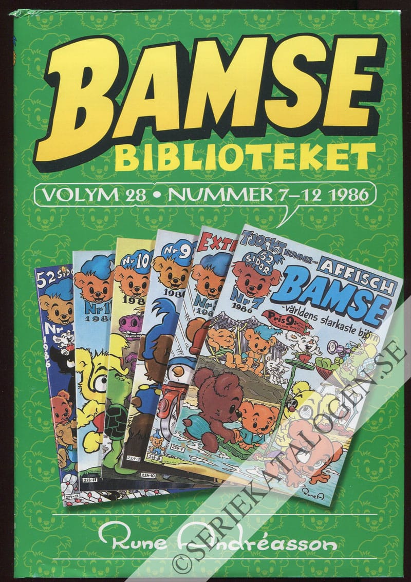 Framsida på Bamsebiblioteket #28 (2008)