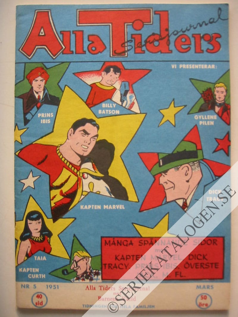 Framsida på Alla tiders seriejournal #5 (1951)