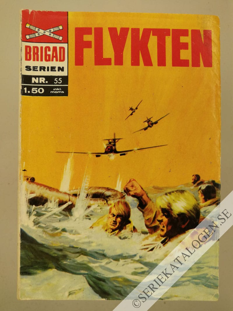 Framsida på Brigadserien Flykten (1971)