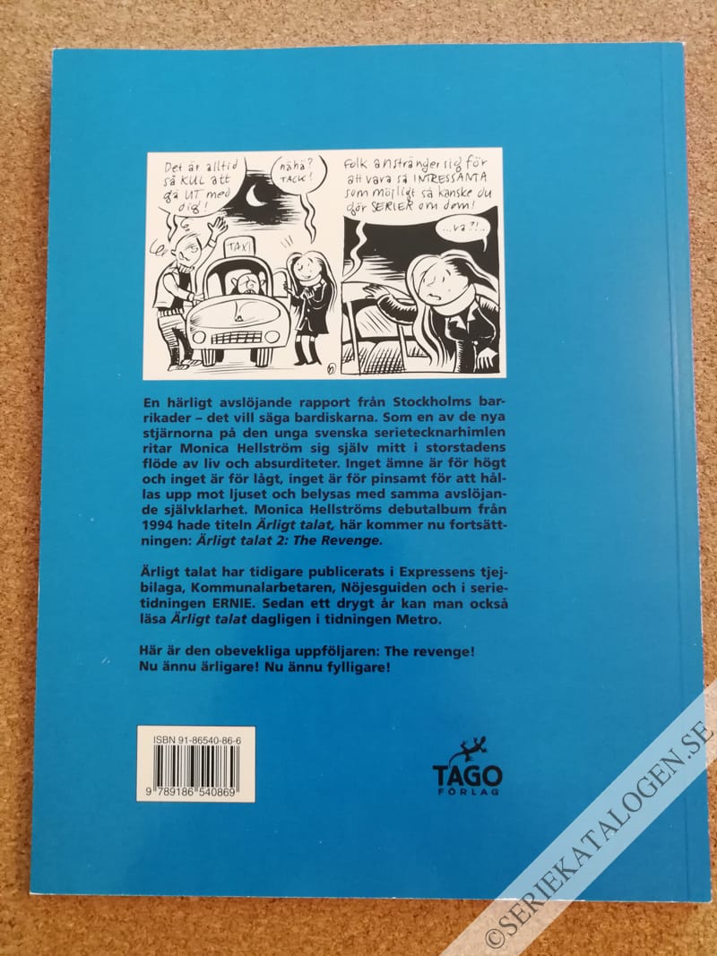Baksida på The revenge (1996)