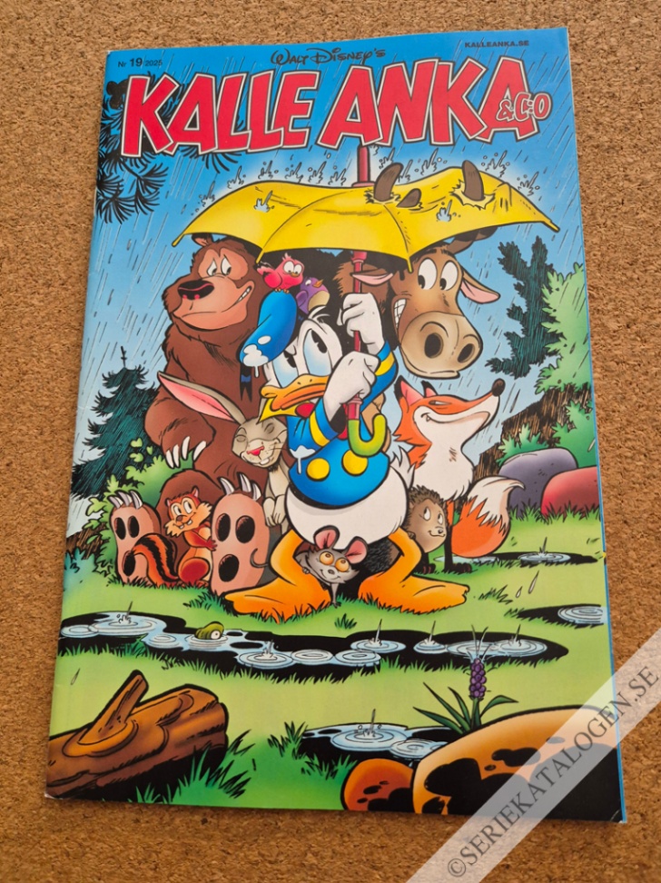 Framsida på Kalle Anka & C:o #19 (2025)