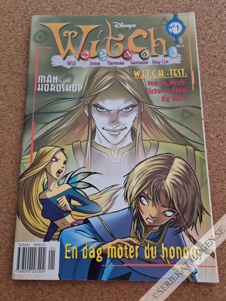 Framsida på W.i.t.c.h. #1 - En dag möter du honom (2002)