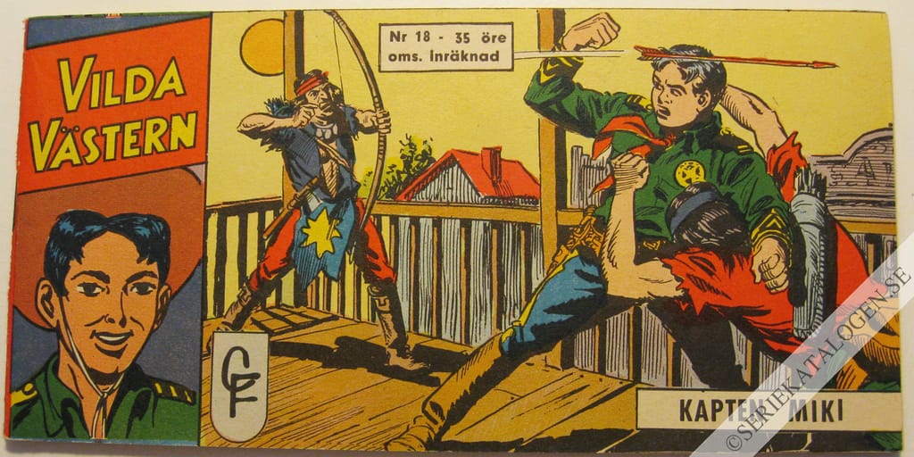 Framsida på Vilda Västern #18 (1963)