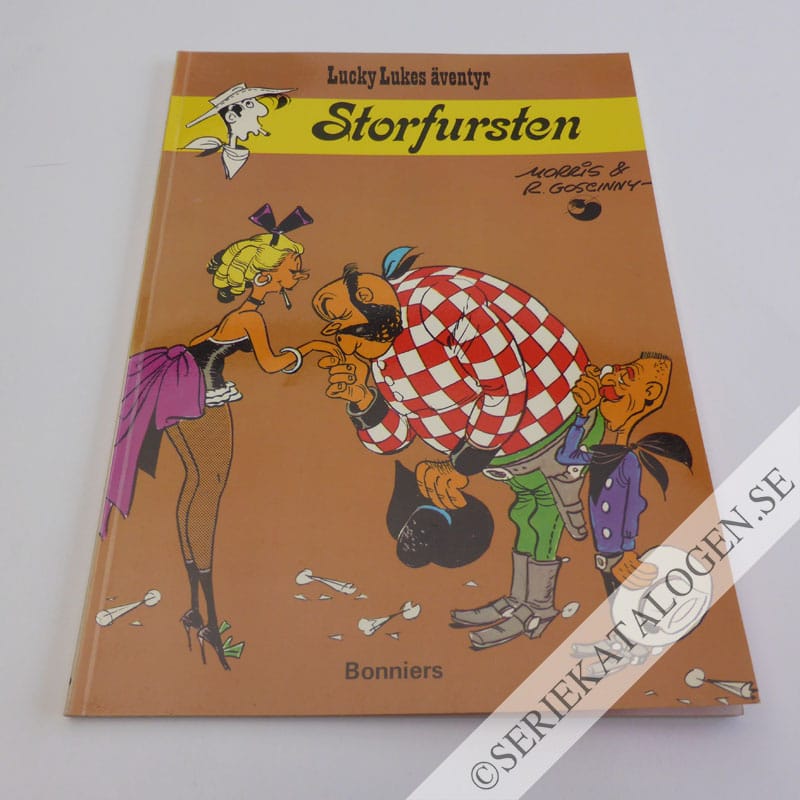 Framsida på Lucky Lukes äventyr Storfursten (1975)