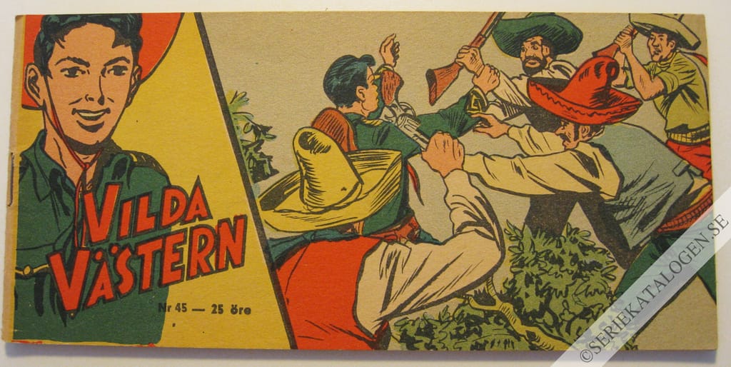 Framsida på Vilda Västern #45 (1958)