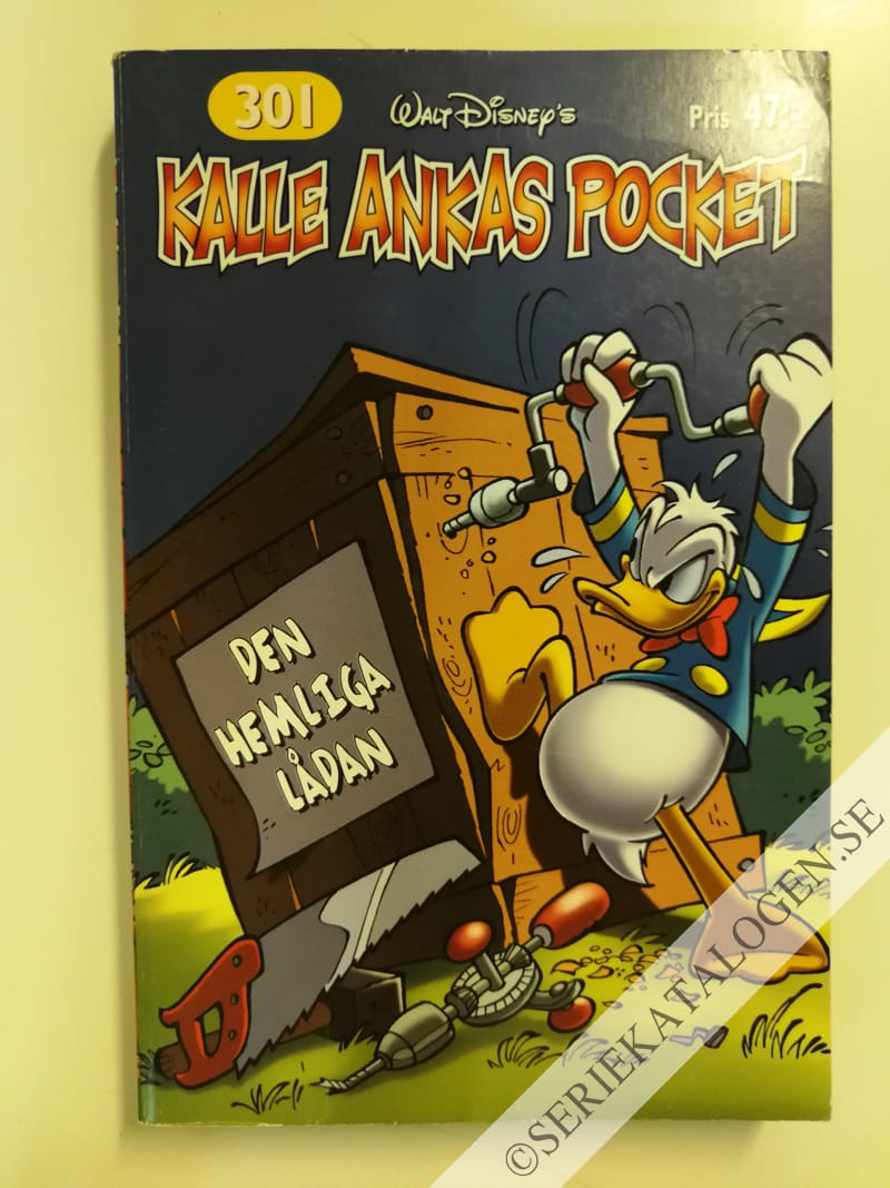 Framsida på Kalle Ankas pocket #301 - Den hemliga lådan (2004)