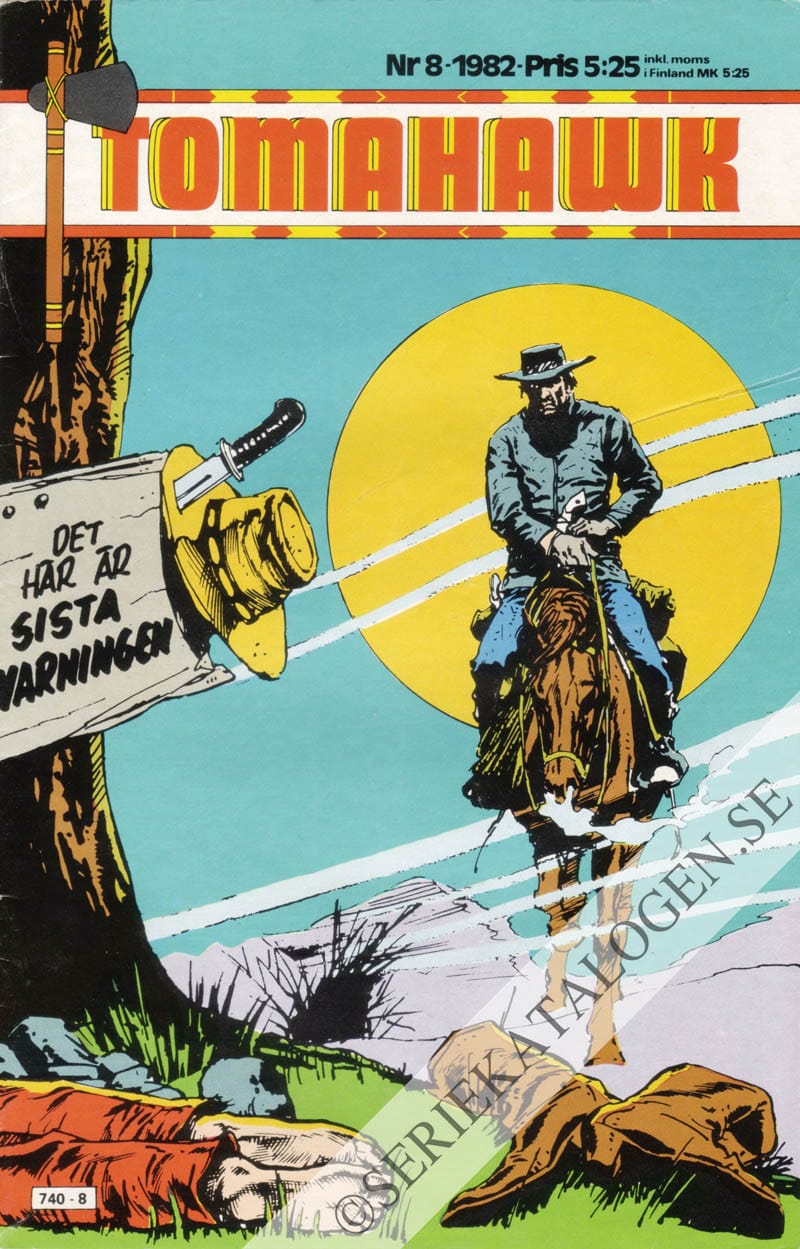 Framsida på Tomahawk #8 (1982)