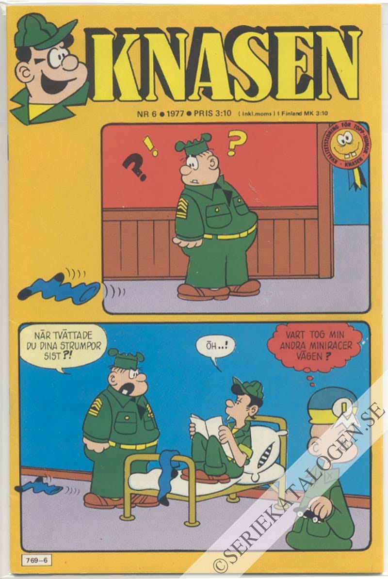 Framsida på Knasen #6 (1977)