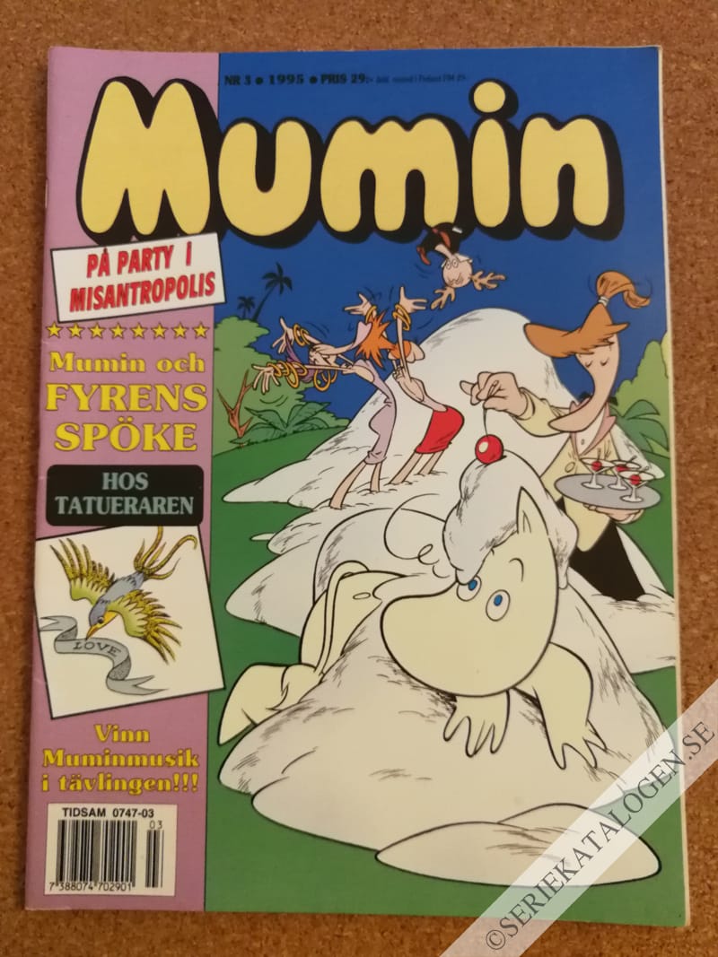 Framsida på Muminmagasinet #3 (1995)