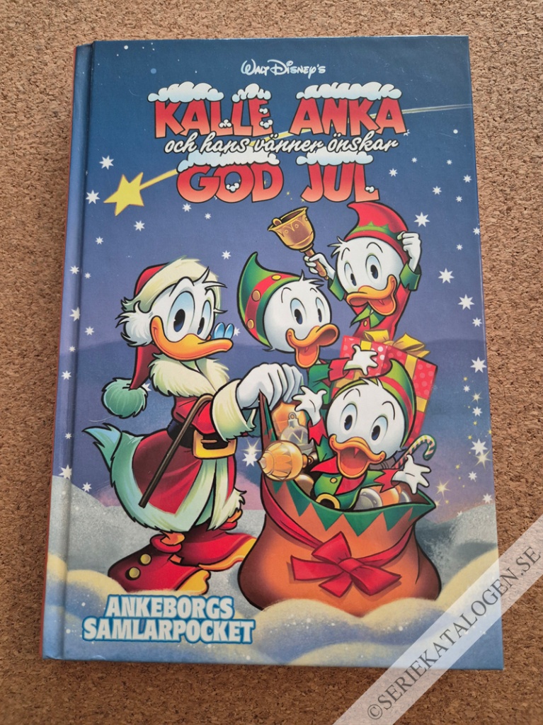 Framsida på Ankeborgs samlarpocket #6 - Kalle Anka och hans vänner önskar God Jul! (2021)