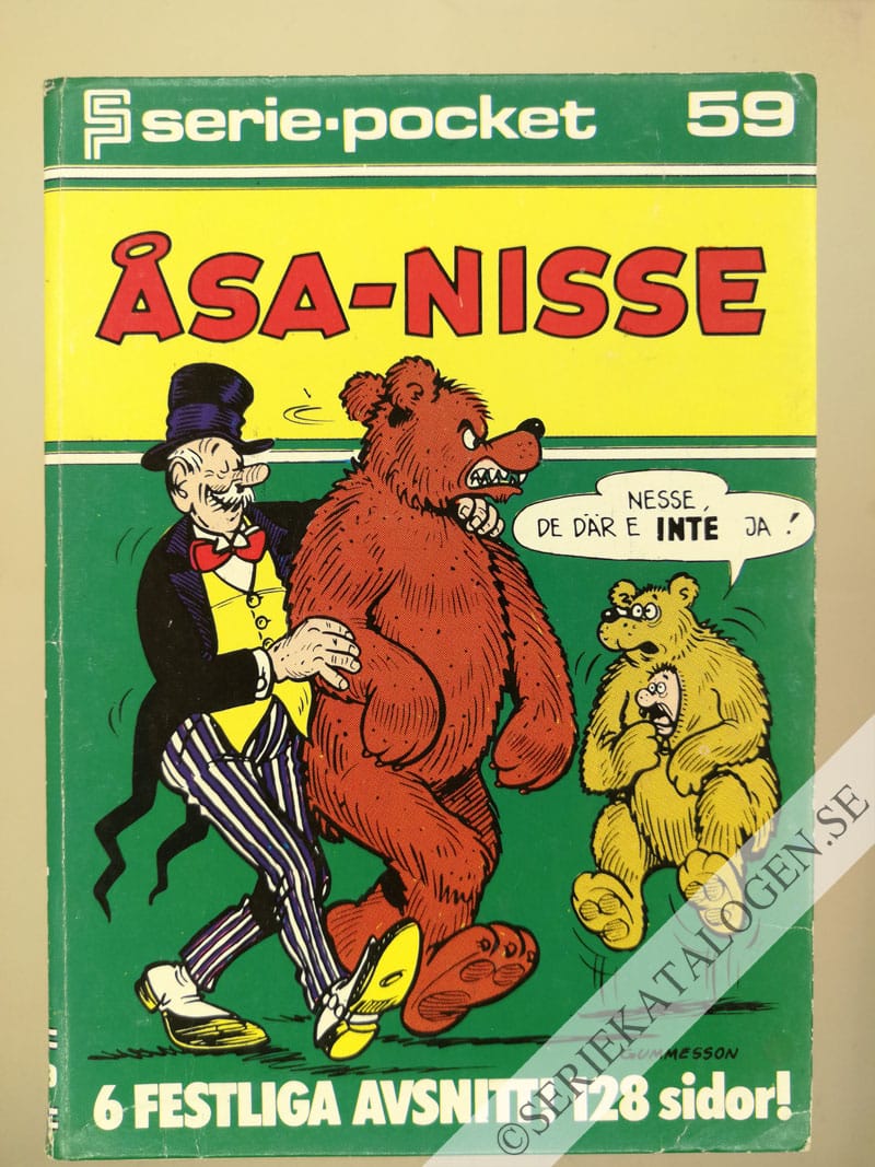 Framsida på Seriepocket #59 - Åsa-Nisse (1977)