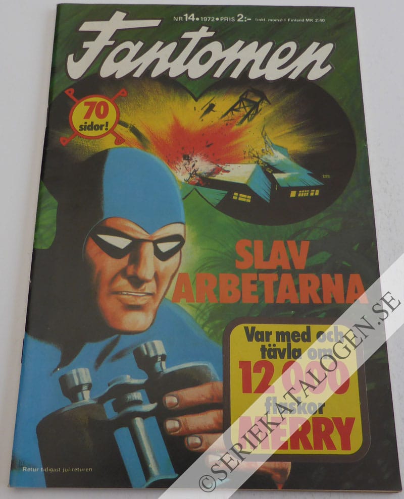 Framsida på Fantomen #14 (1972)