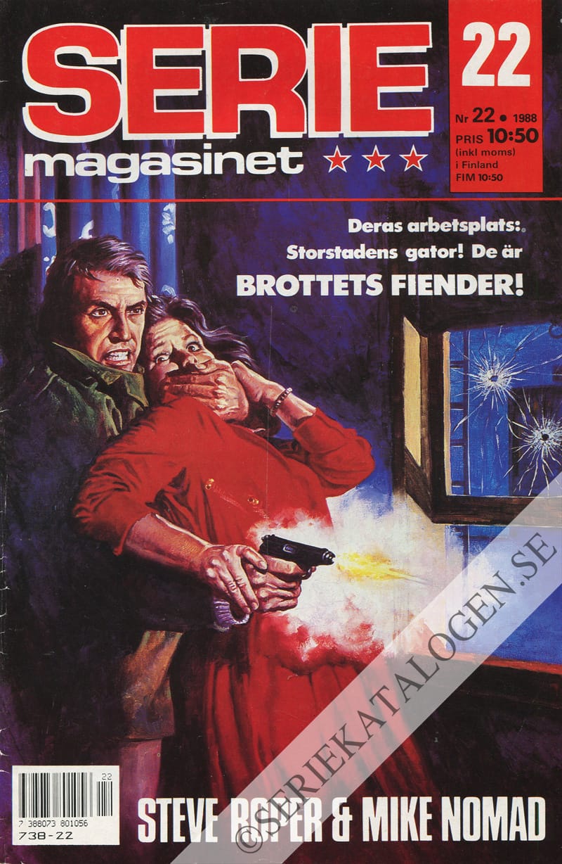 Framsida på Seriemagasinet #22 (1988)