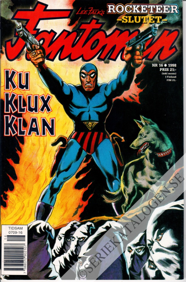 Framsida på Fantomen #16 (1998)