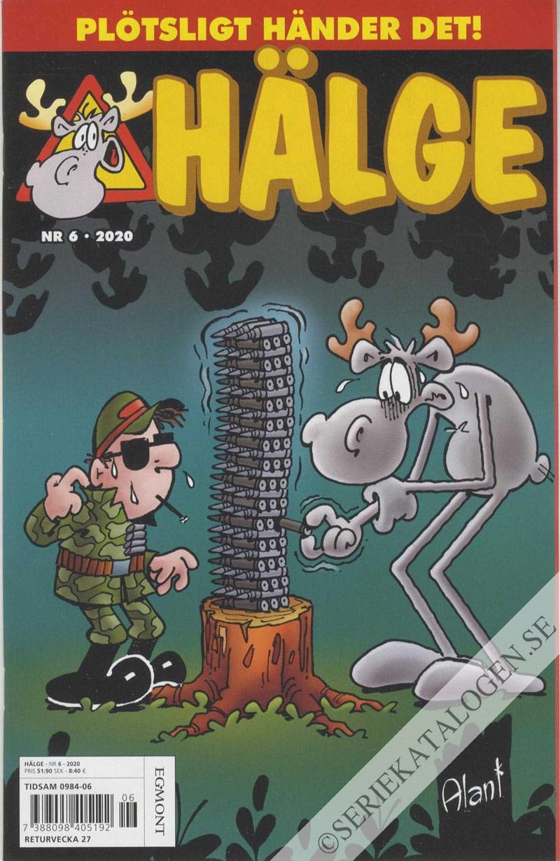 Framsida på Hälge #6 (2020)