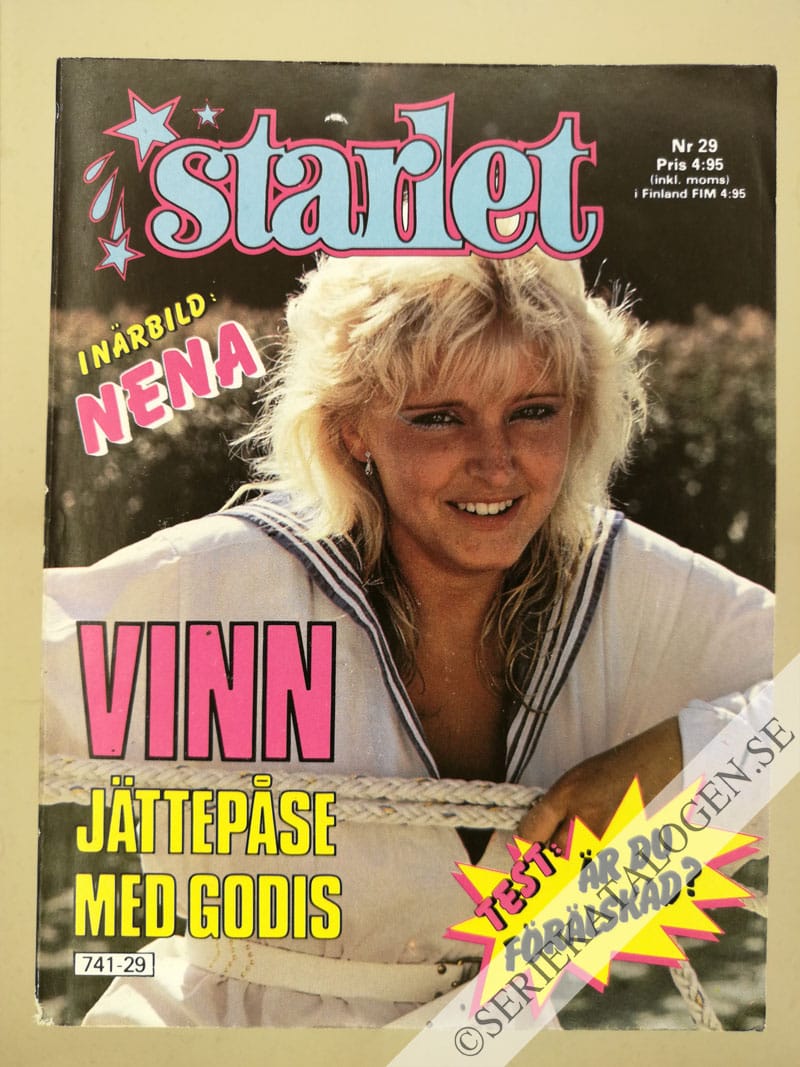 Framsida på Starlet #29 (1984)