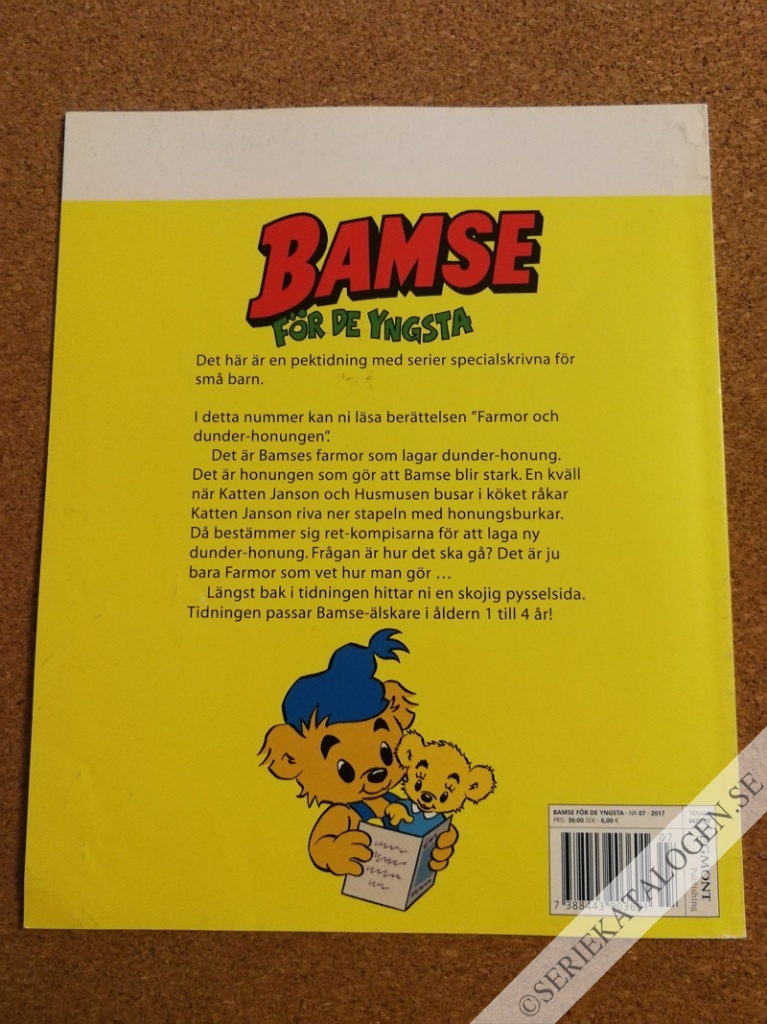 Baksida på Farmor och dunder-honungen (2017)