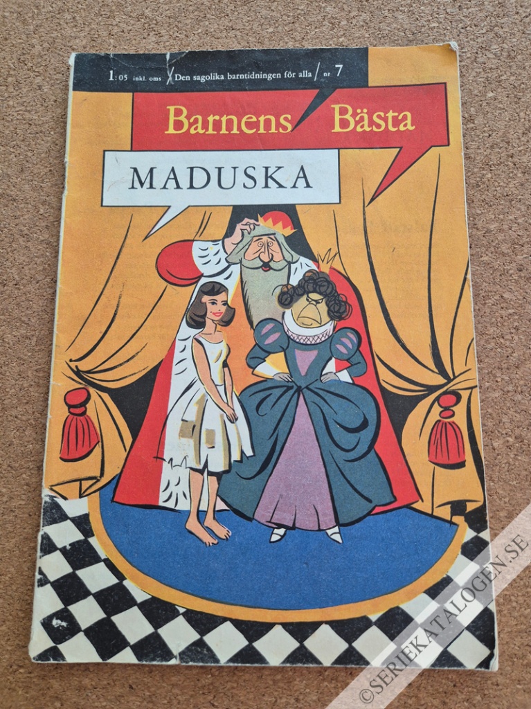 Framsida på Barnens bästa Maduska (1961)