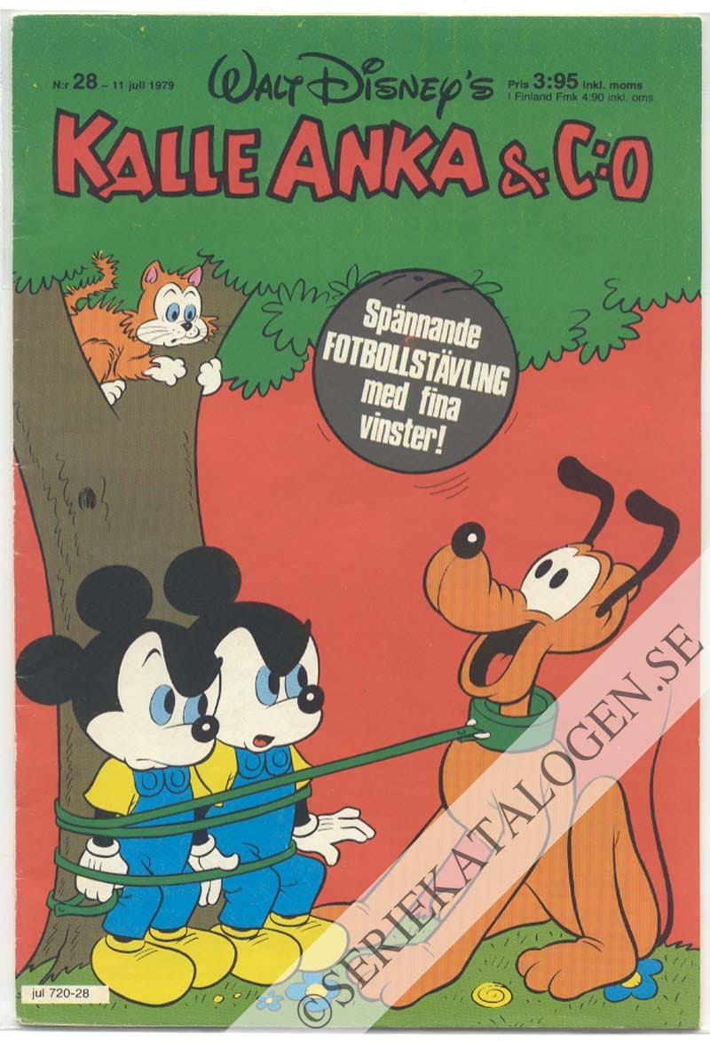 Framsida på Kalle Anka & C:o #28 (1979)