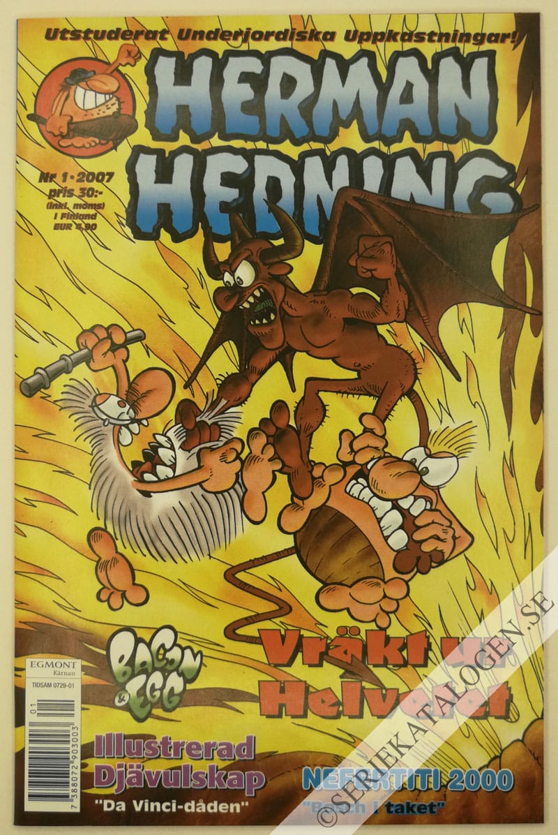 Framsida på Herman Hedning #1 (2007)