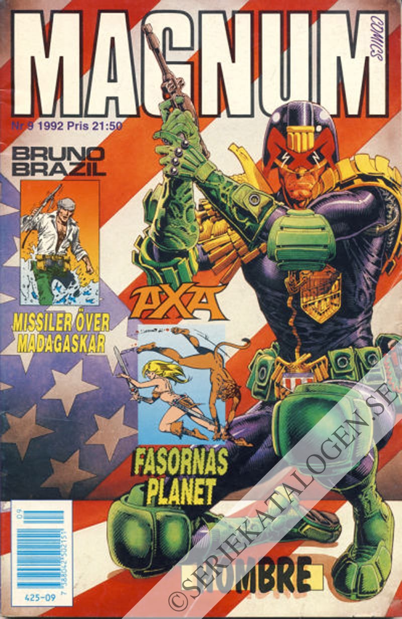 Framsida på Magnum comics #9 (1992)