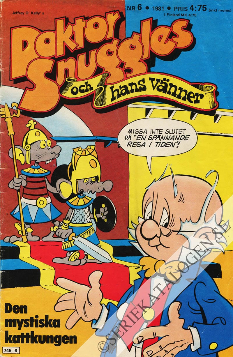 Framsida på Doktor Snuggles och hans vänner #6 (1981)