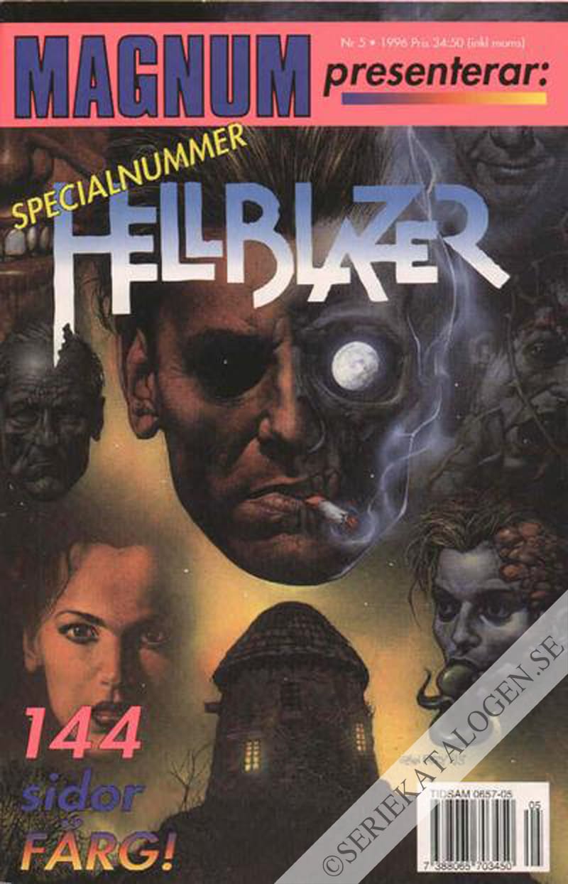 Framsida på Magnum comics #5 (1996)