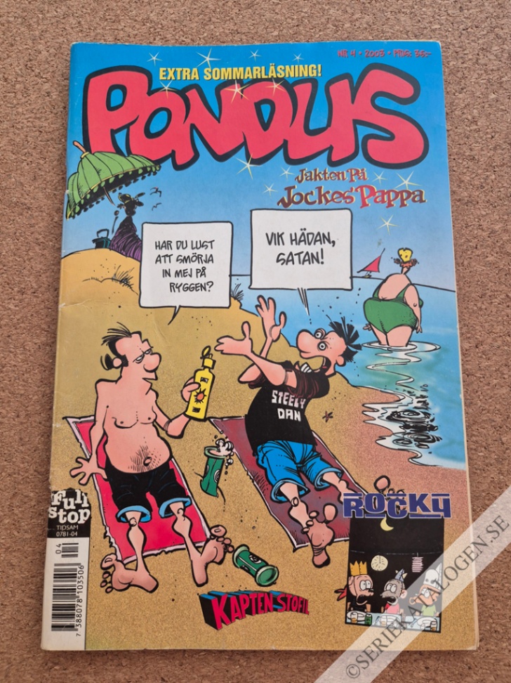Framsida på Pondus #4 (2003)
