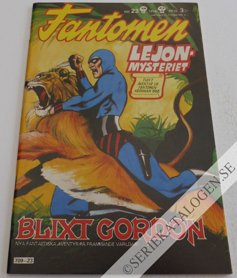 Framsida på Fantomen #23 (1976)