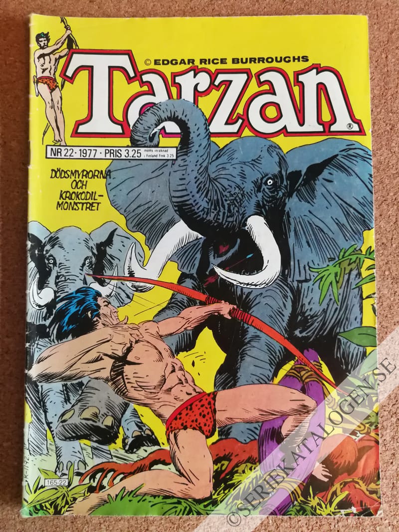 Framsida på Tarzan #22 (1977)