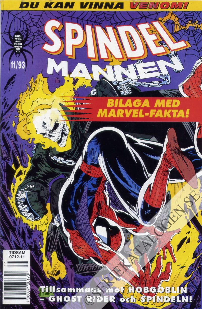 Framsida på Spindelmannen #11 (1993)