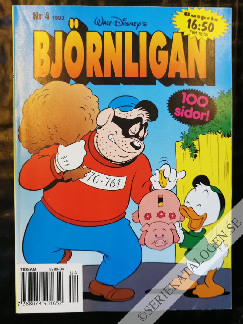 Framsida på Björnligan #4 (1993)