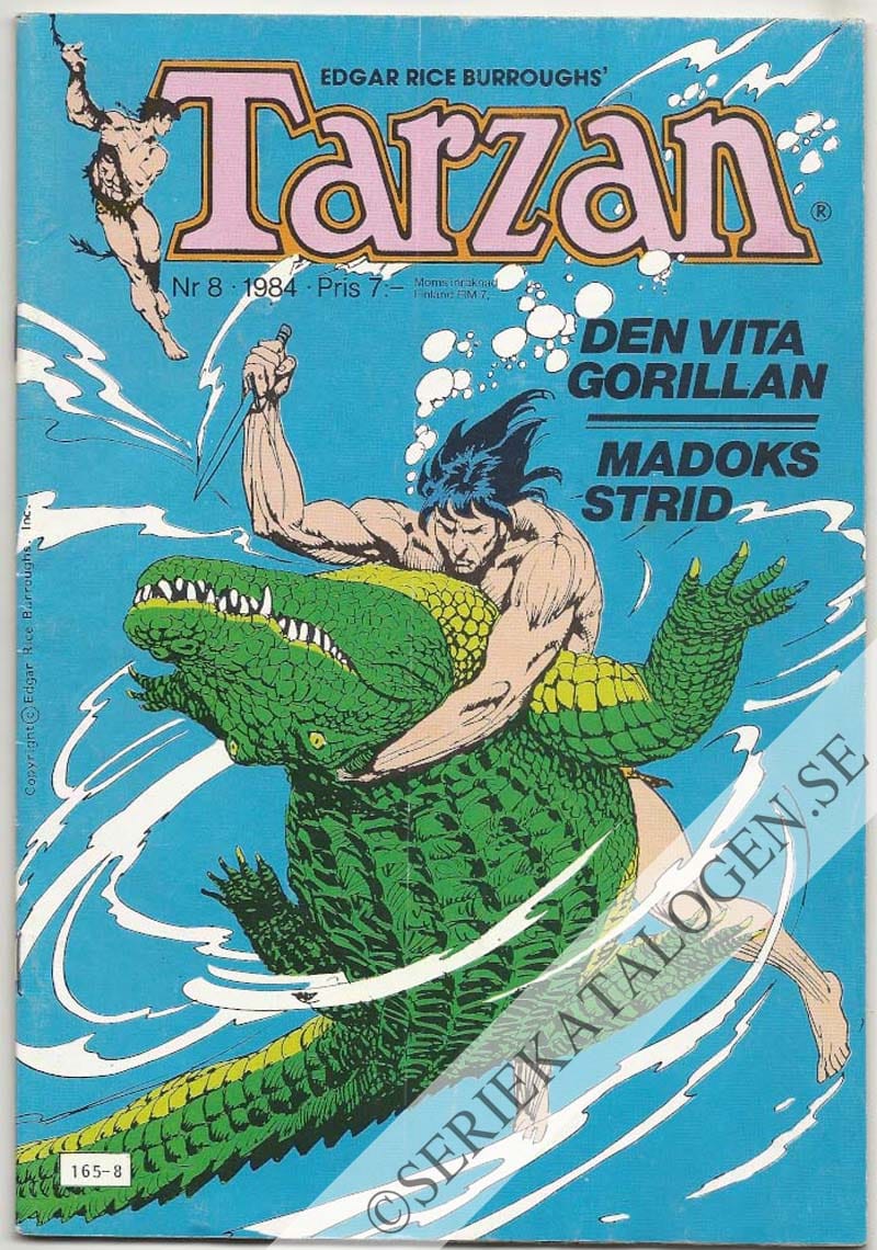 Framsida på Tarzan #8 (1984)