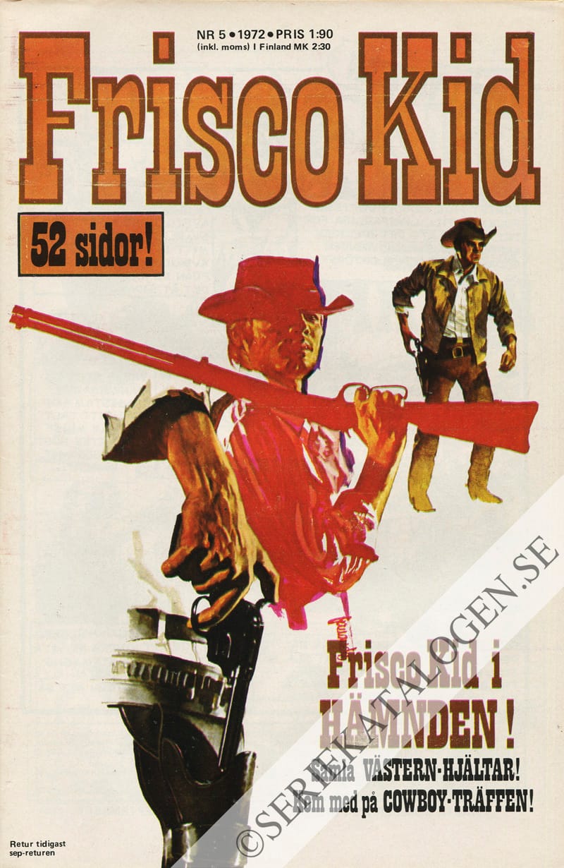 Framsida på Frisco Kid #5 (1972)