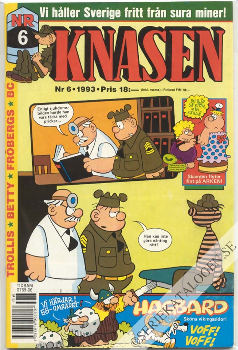 Framsida på Knasen #6 (1993)