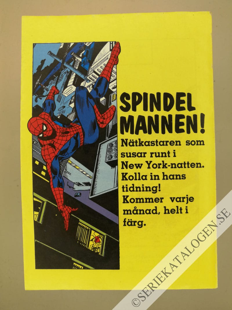 Baksida på Fyra ess ur leken (1981)