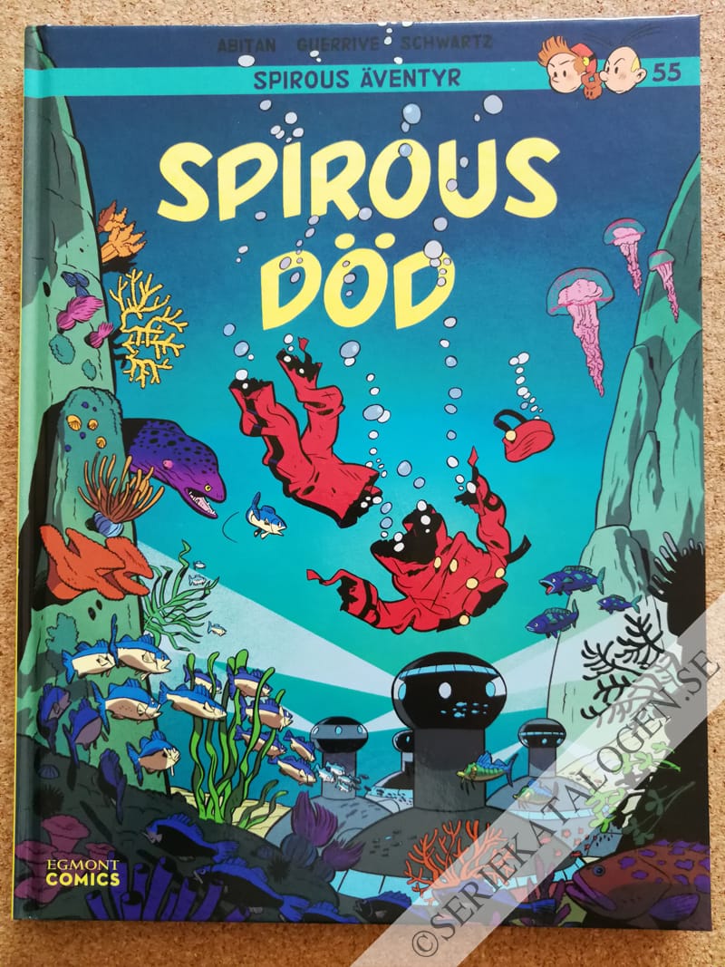 Framsida på Spirous äventyr #55 - Spirous död (2022)