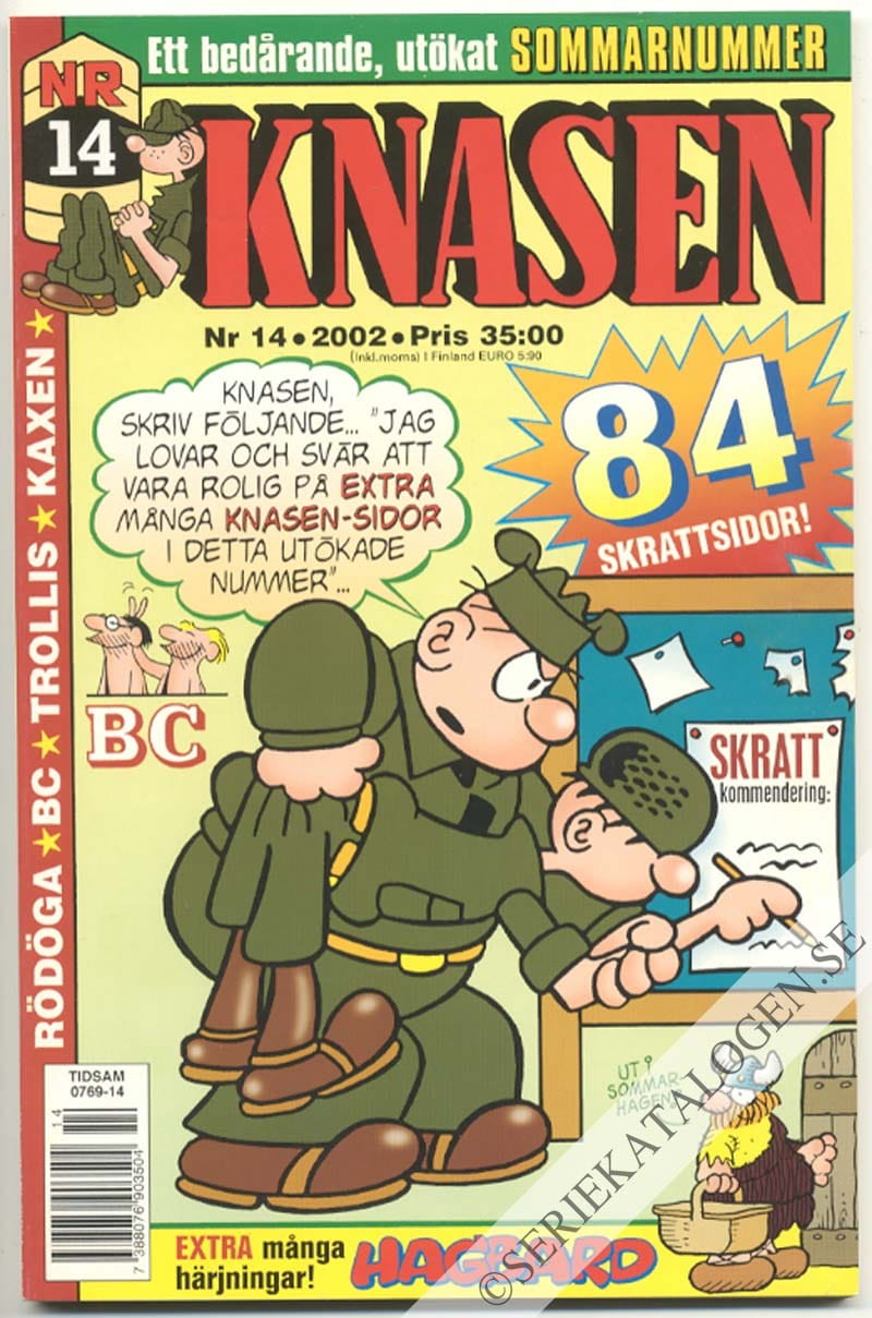 Framsida på Knasen #14 (2002)